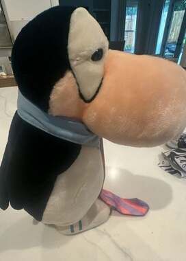 Vintage 1985 Dakin Opus Yuppie Phase Bloom County Penguin Plush Toy